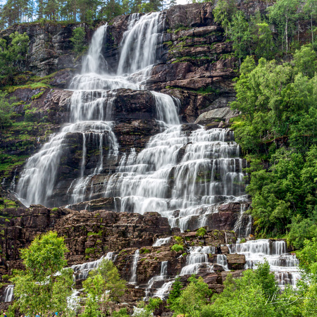 Voss, Norway - Tvindefossen, a 152mtr Waterfall